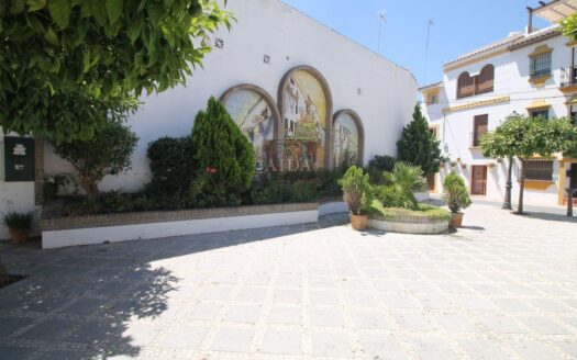 Comercial property and flat in Estepona